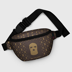 Поясная сумка Узор Monogramm Ski Mask Dope Street Market, цвет: 3D-принт — фото 2