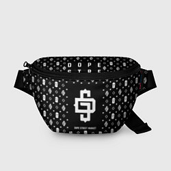 Поясная сумка Узор Black Dope Street Market, цвет: 3D-принт