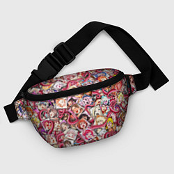 Поясная сумка Ахегао с щупальцами в цвете, цвет: 3D-принт — фото 2