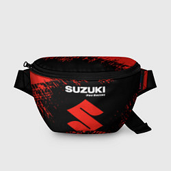 Поясная сумка СУЗУКИ Pro Racing Следы Шин, цвет: 3D-принт