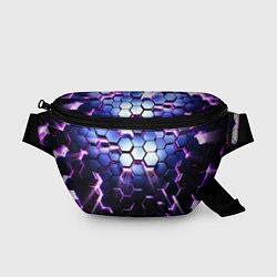 Поясная сумка Соты - 3d, цвет: 3D-принт