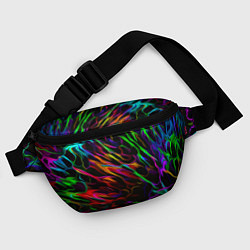 Поясная сумка Neon pattern Vanguard, цвет: 3D-принт — фото 2
