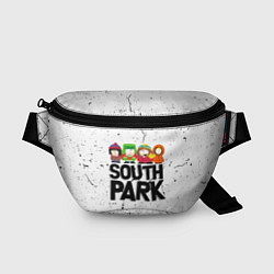 Поясная сумка Южный парк мультфильм - персонажи South Park, цвет: 3D-принт
