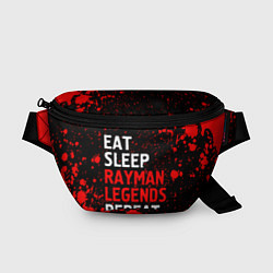 Поясная сумка Eat Sleep Rayman Legends Repeat Брызги, цвет: 3D-принт