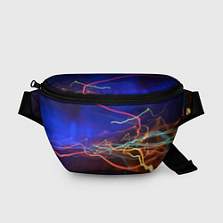 Поясная сумка Neon vanguard pattern Lightning Fashion 2023, цвет: 3D-принт