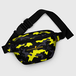 Поясная сумка Counter-Strike Global Offensive Камуфляж Чёрно-Жёл, цвет: 3D-принт — фото 2