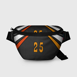 Поясная сумка Комбинированный полосатый спортивный узор