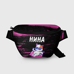 Поясная сумка Нина - КОШЕЧКА - Краски, цвет: 3D-принт
