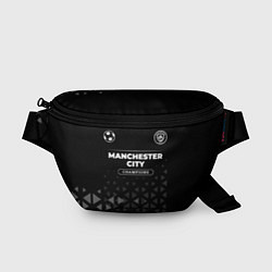 Поясная сумка Manchester City Champions Uniform, цвет: 3D-принт