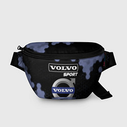 Поясная сумка VOLVO Sport Соты, цвет: 3D-принт