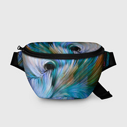 Поясная сумка Абстрактная красочная композиция Полосы Abstract c, цвет: 3D-принт