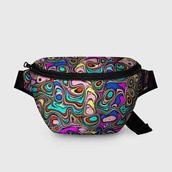 Поясная сумка ПРЕЛОМЛЕНИЯ ЦВЕТА, цвет: 3D-принт