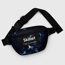Поясная сумка Feel Invincible - Skillet, цвет: 3D-принт — фото 2