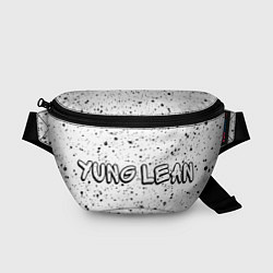Поясная сумка Рэпер Yung Lean в стиле граффити, цвет: 3D-принт
