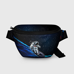 Поясная сумка Космонавт на доске - серфинг, цвет: 3D-принт