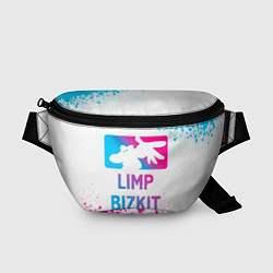 Поясная сумка Limp Bizkit Neon Gradient, цвет: 3D-принт