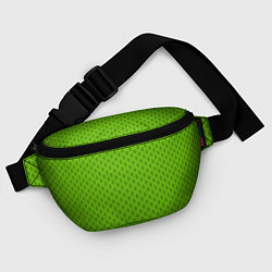 Поясная сумка Зеленые ячейки текстура, цвет: 3D-принт — фото 2