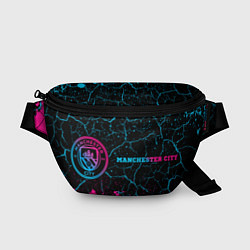 Поясная сумка Manchester City Neon Gradient, цвет: 3D-принт