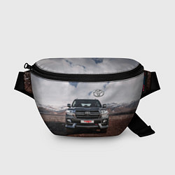 Поясная сумка Toyota Land Cruiser in the mountains, цвет: 3D-принт