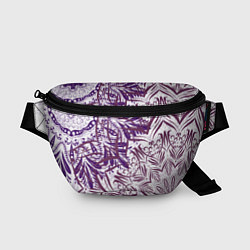 Поясная сумка Фиолетовые мандалы, цвет: 3D-принт