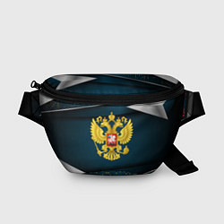 Поясная сумка Russia - dark abstract, цвет: 3D-принт