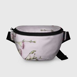 Поясная сумка Красивые Цветы на Розовом фоне, цвет: 3D-принт