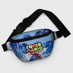 Поясная сумка Марио и Луиджи гонщики - Super Mario, цвет: 3D-принт — фото 2