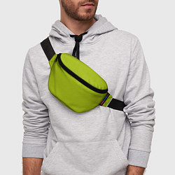 Поясная сумка Зеленый горошек абстракция, цвет: 3D-принт — фото 2