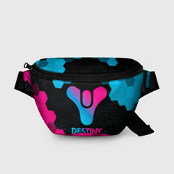 Поясная сумка Destiny - neon gradient, цвет: 3D-принт
