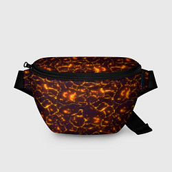 Поясная сумка Раскалённый камуфляж, цвет: 3D-принт