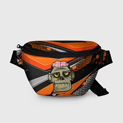 Поясная сумка Зомби с мозгами, цвет: 3D-принт