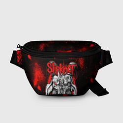 Поясная сумка Slipknot - красный козел, цвет: 3D-принт