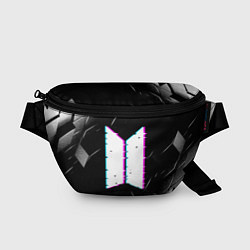 Поясная сумка BTS - Неоновый логотип, цвет: 3D-принт