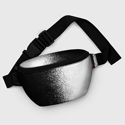 Поясная сумка Брызги красок - Черно-белый, цвет: 3D-принт — фото 2