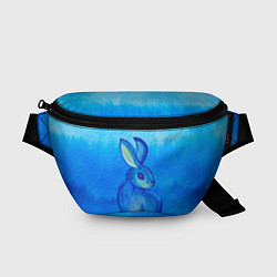 Поясная сумка Водяной кролик символ 2023, цвет: 3D-принт