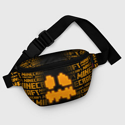 Поясная сумка Неон Тыква - Майнкрафт, цвет: 3D-принт — фото 2