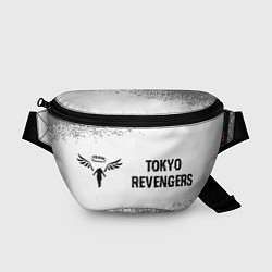 Поясная сумка Tokyo Revengers glitch на светлом фоне: надпись и, цвет: 3D-принт