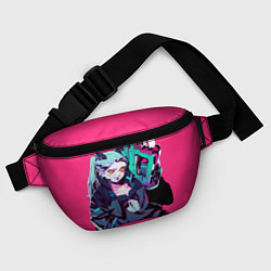 Поясная сумка Ребекка - Cyberpunk: edgerunners, цвет: 3D-принт — фото 2