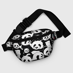 Поясная сумка С пандами паттерн, цвет: 3D-принт — фото 2