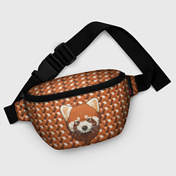 Поясная сумка Милая красная панда, цвет: 3D-принт — фото 2