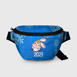 Поясная сумка Зайка с бантиком 2023, цвет: 3D-принт