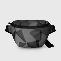 Поясная сумка Серые геометрические фигуры, цвет: 3D-принт