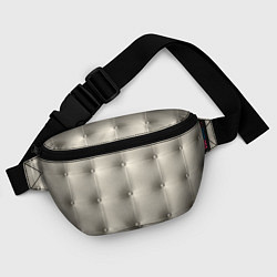 Поясная сумка Стёганая кожа - квадрат, цвет: 3D-принт — фото 2