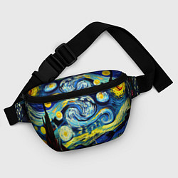Поясная сумка Винсент ван Гог, звездная ночь, цвет: 3D-принт — фото 2