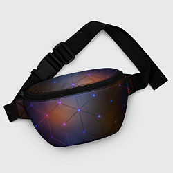 Поясная сумка Космические треугольники, цвет: 3D-принт — фото 2