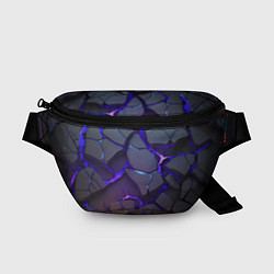 Поясная сумка Светящаяся неоновая лава, цвет: 3D-принт