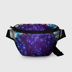 Поясная сумка Звездочки - космическое небо, цвет: 3D-принт
