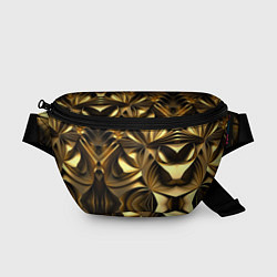Поясная сумка Золотой калейдоскоп, цвет: 3D-принт