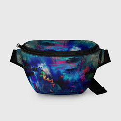 Поясная сумка Абстракция красками midjourney, цвет: 3D-принт
