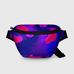 Поясная сумка Жидкий неон, цвет: 3D-принт